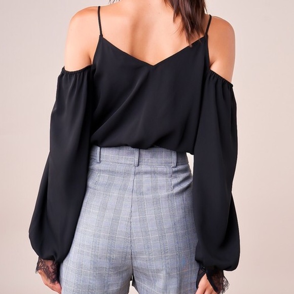 Slay It Cold Shoulder Bodysuit - Picture 3 of 8